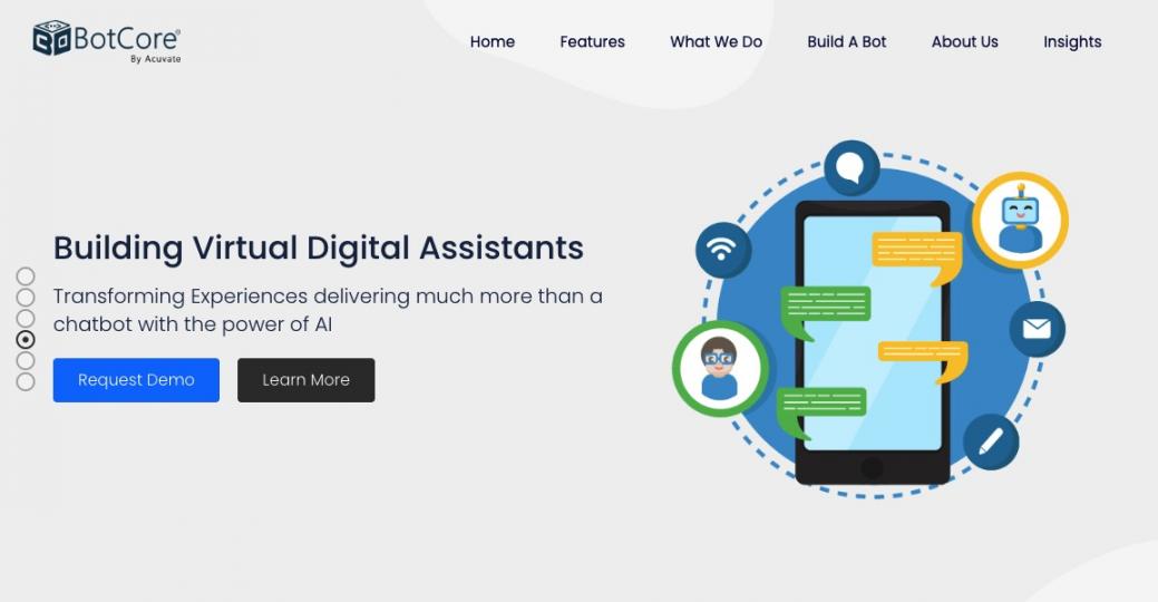 Botcore.ai Homepage