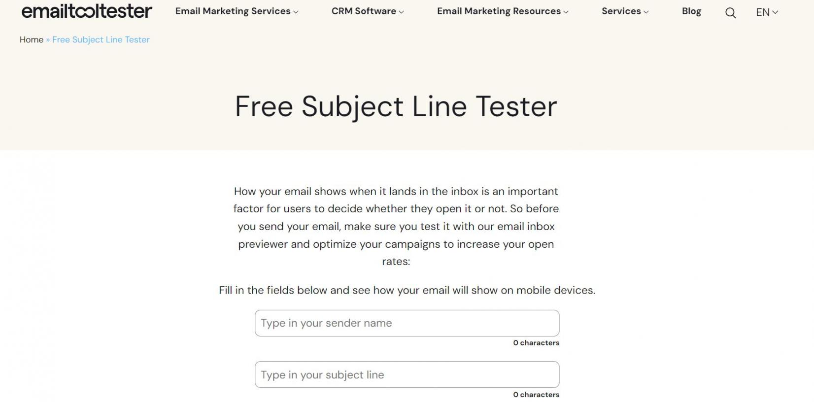 EmailTooltester