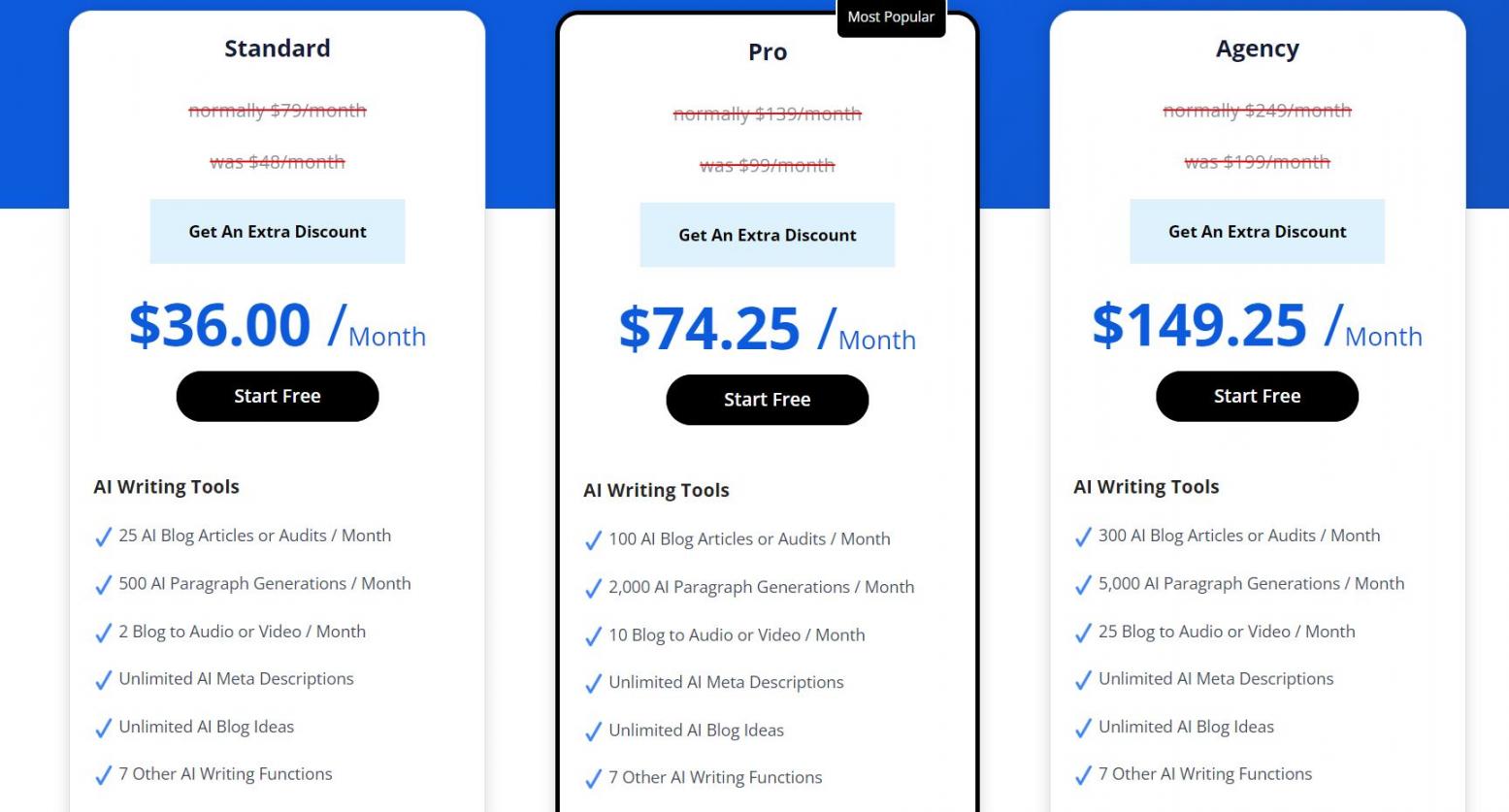 Growthbar pricing