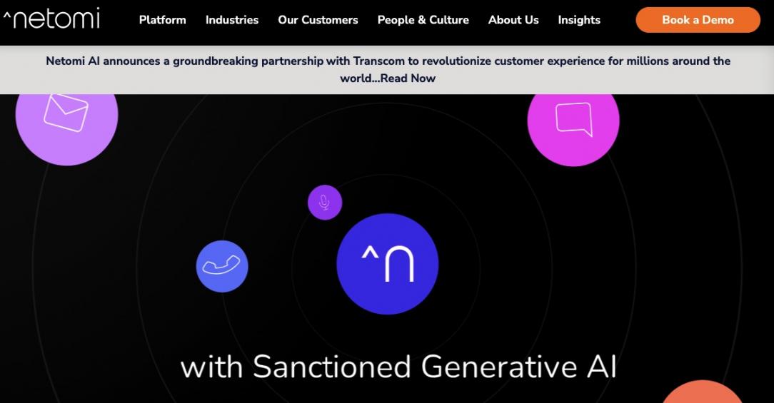 Netomi Homepage