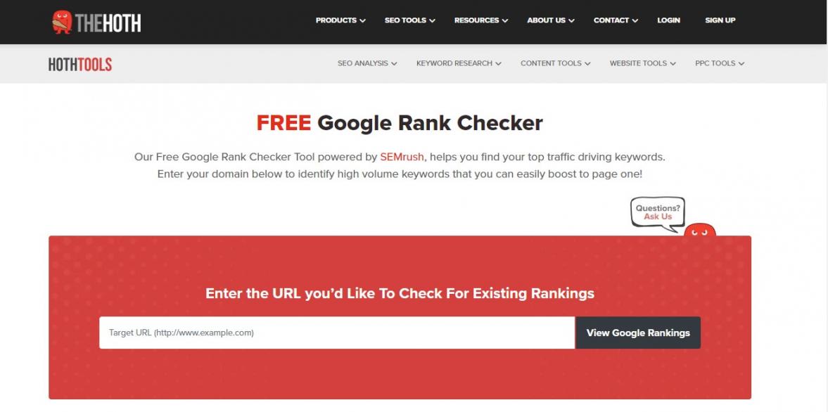 The Hoth rank checker