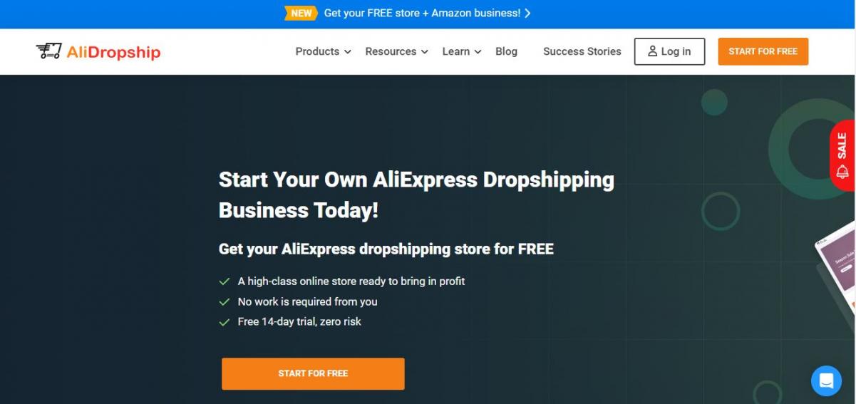 Alidropship Homepage