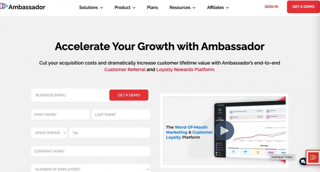 Ambassador Homepage