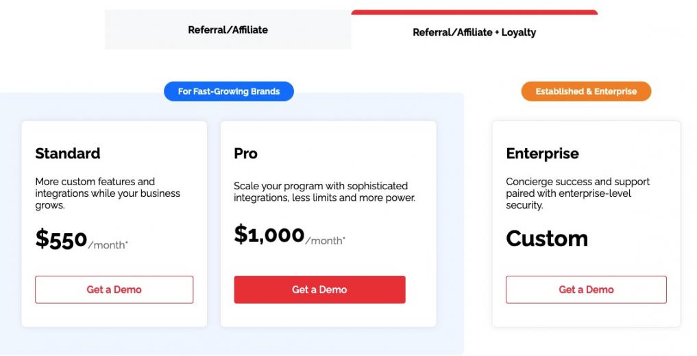 Ambassador pricing for referral_affiliate + loyalty 2