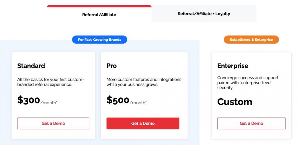 Ambassador pricing for referral_affiliate