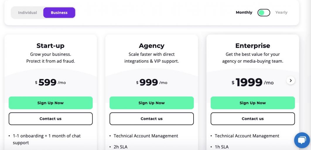 Voluum business pricing