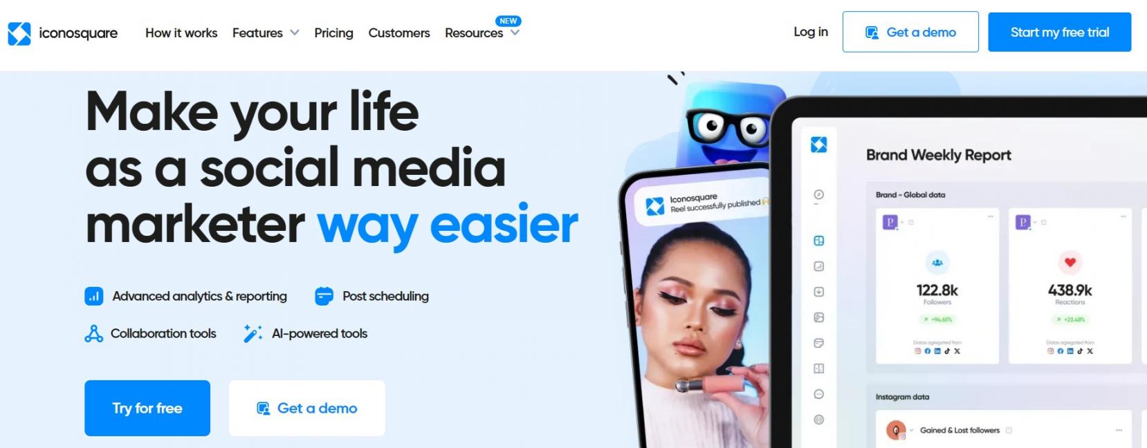 iconosquare homepage