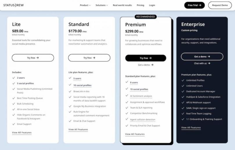 statusbrew-pricing