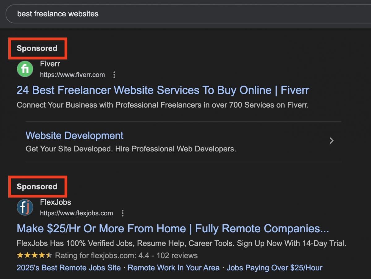 paid search ads