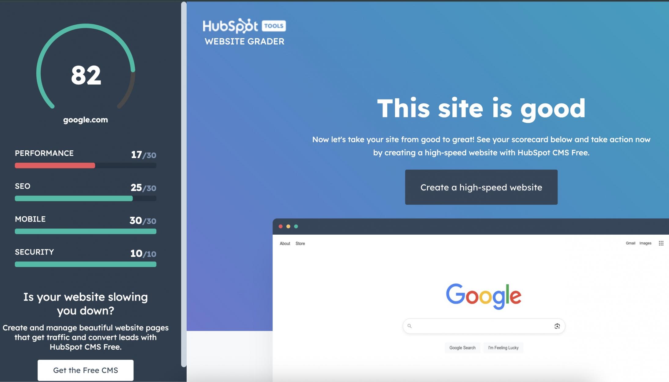 website grader