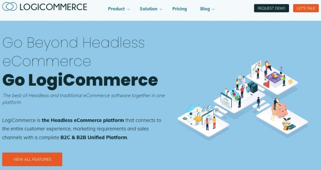 Logi Commerce home page
