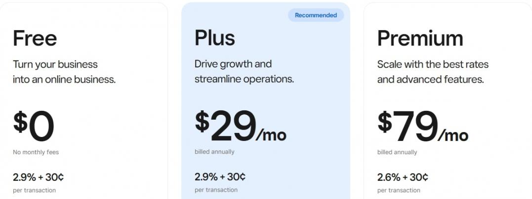 squareup pricing