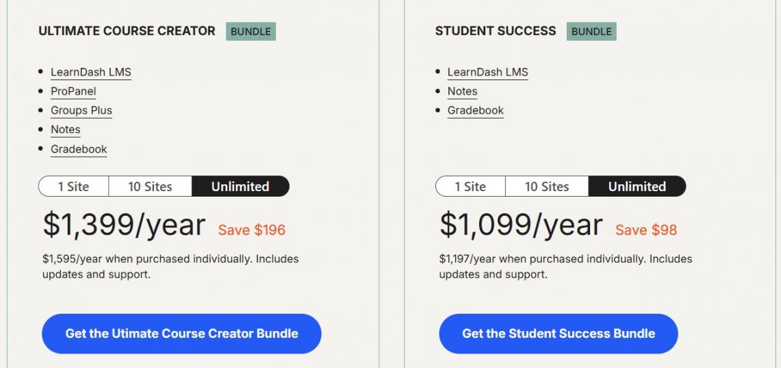 6 - LearnDash Pricing - bundle