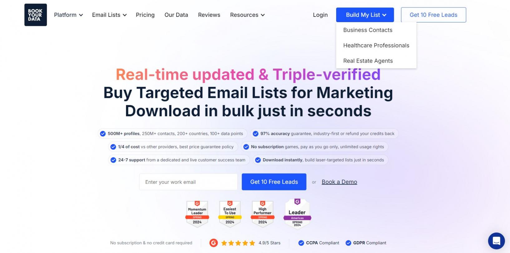Bookyourdata