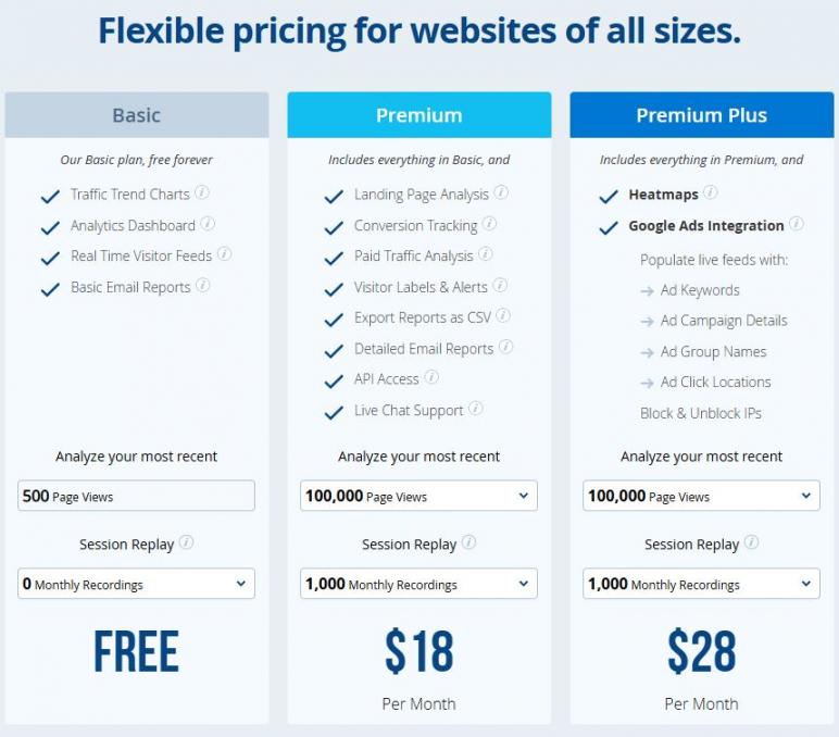 Statcounter pricing
