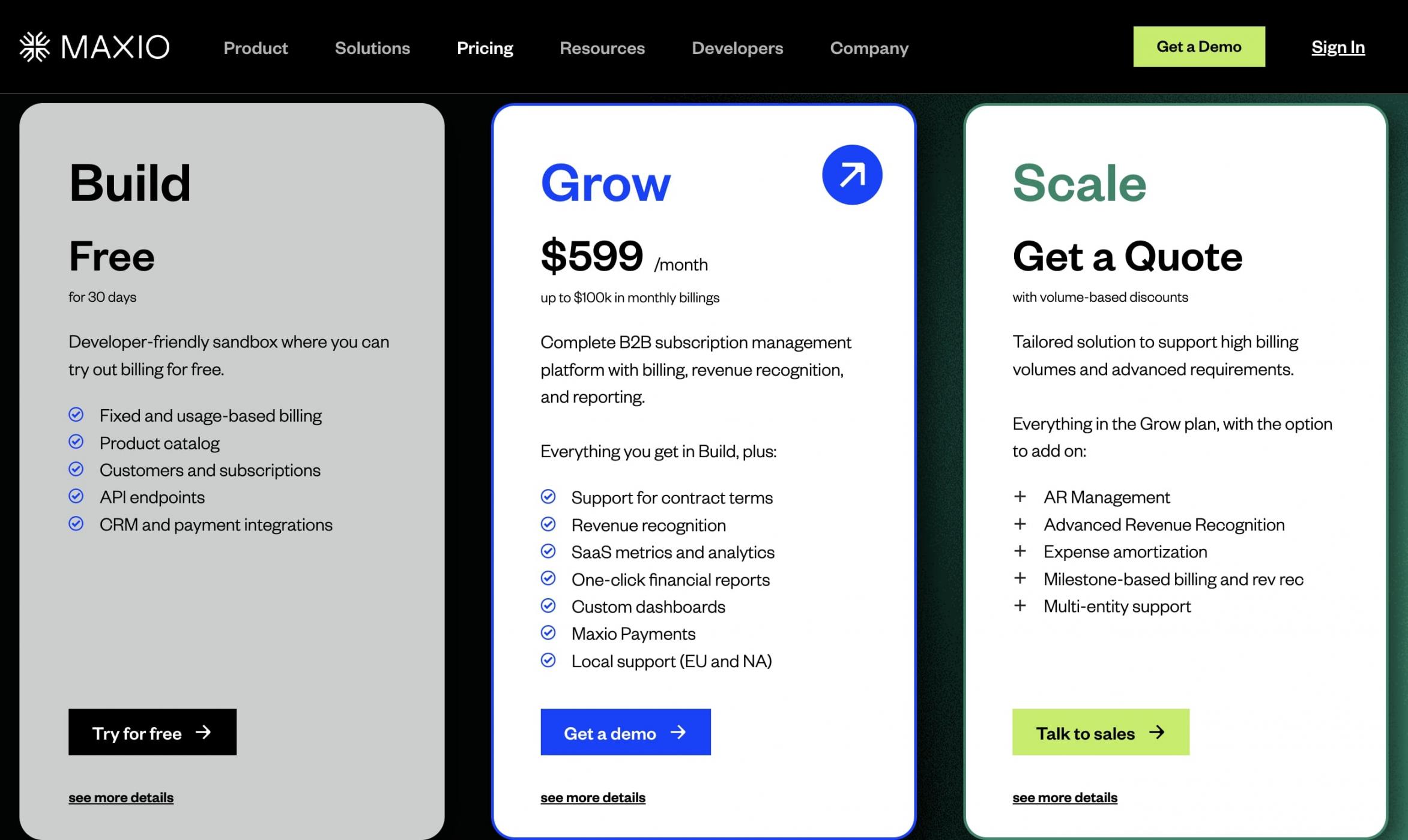 maxio-pricing