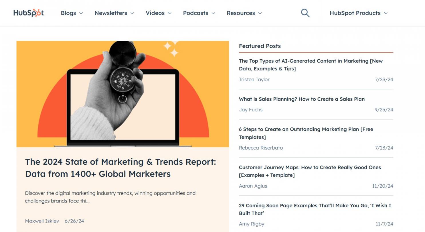 1 - HubSpot blog