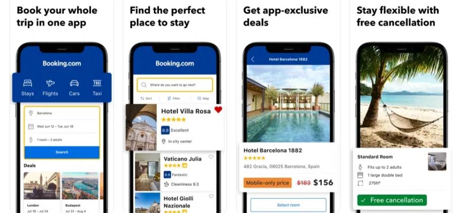 Bookings App Store Optimization Screenshots