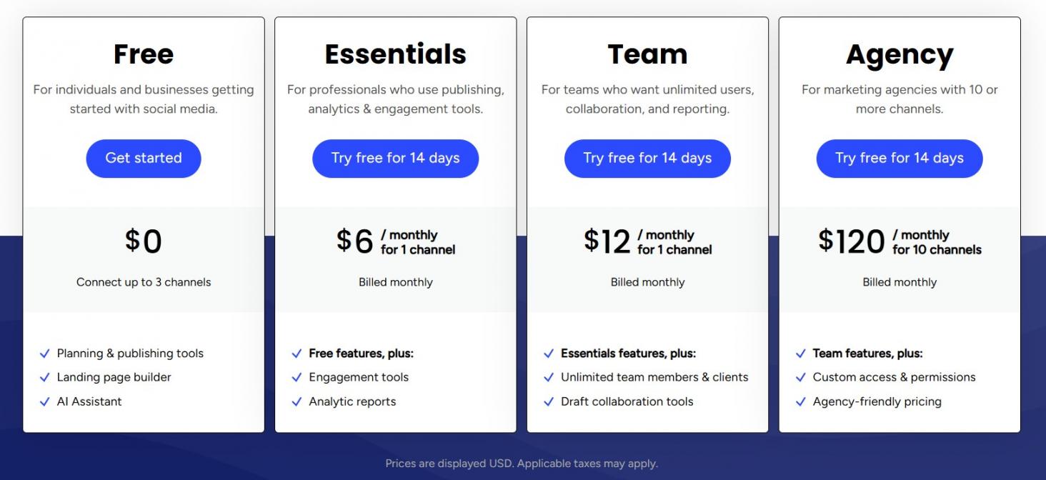 Buffer Pricing