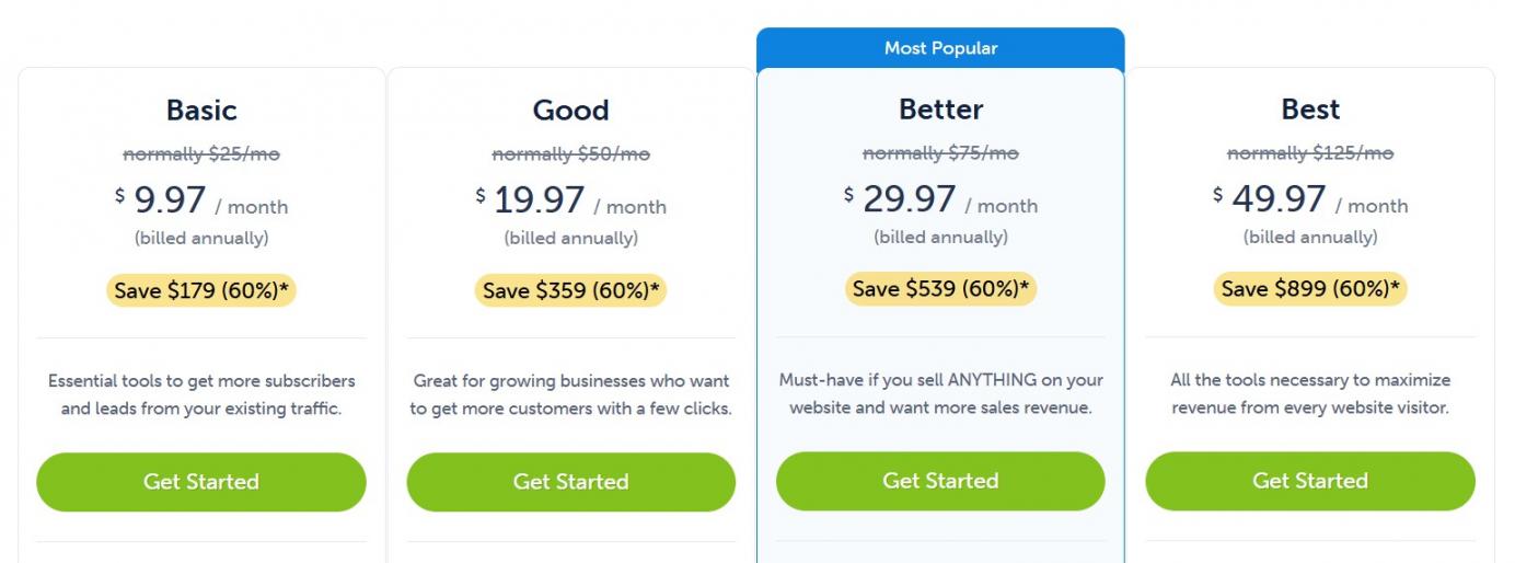 OptinMonster Pricing