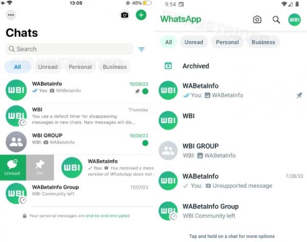 Whatsapp Interface