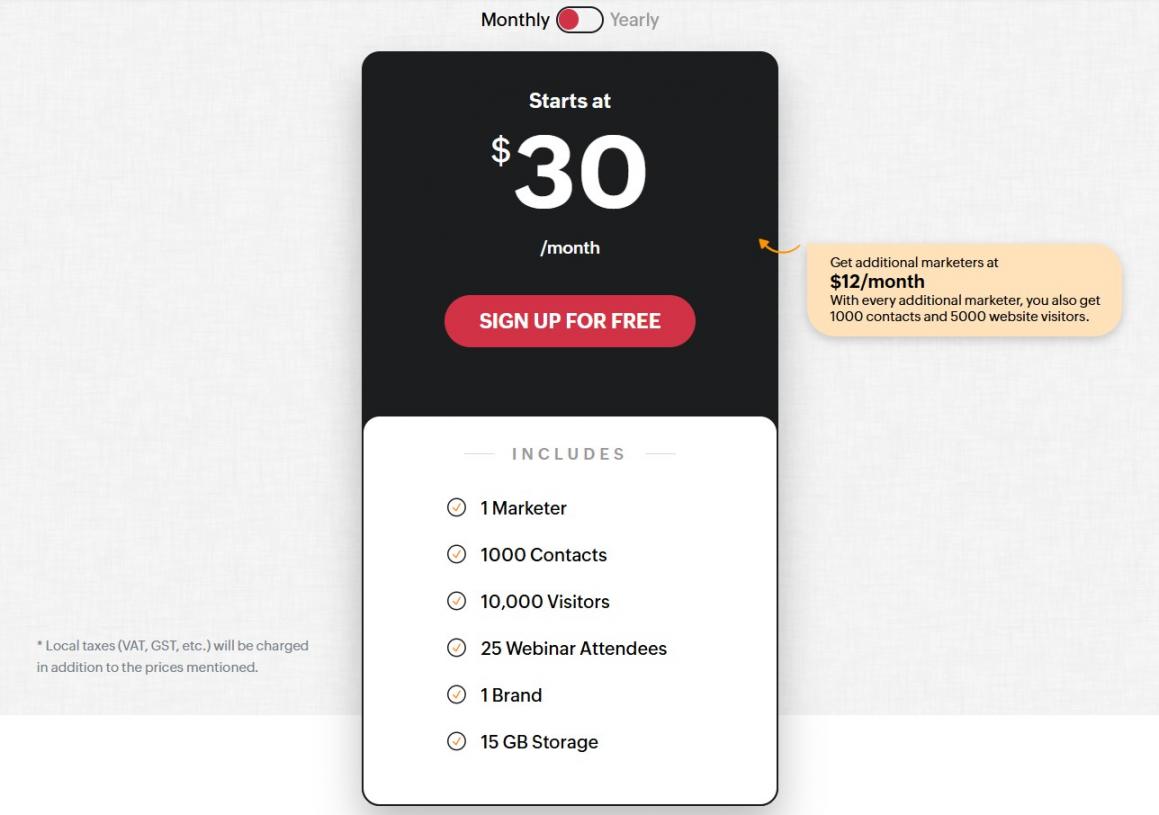 Zoho Pricing