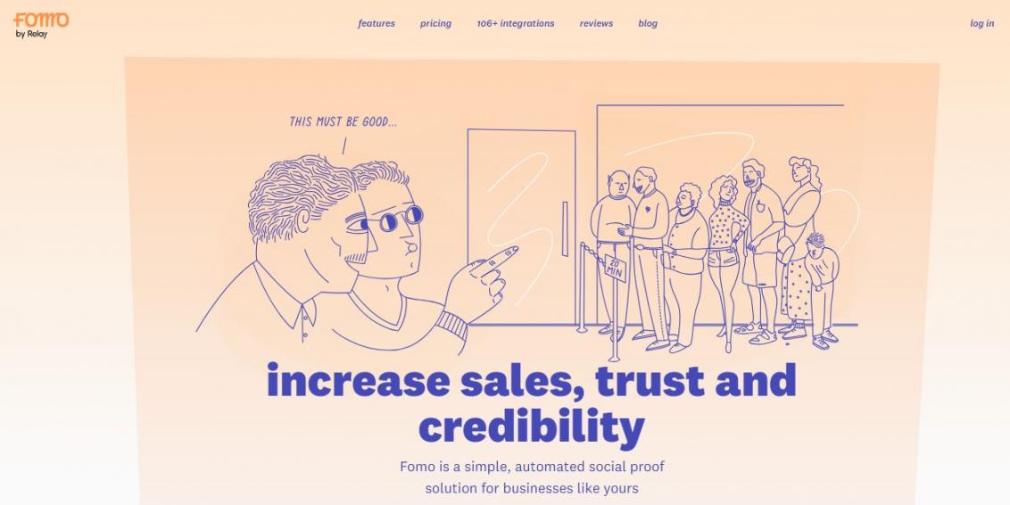 Fomo homepage