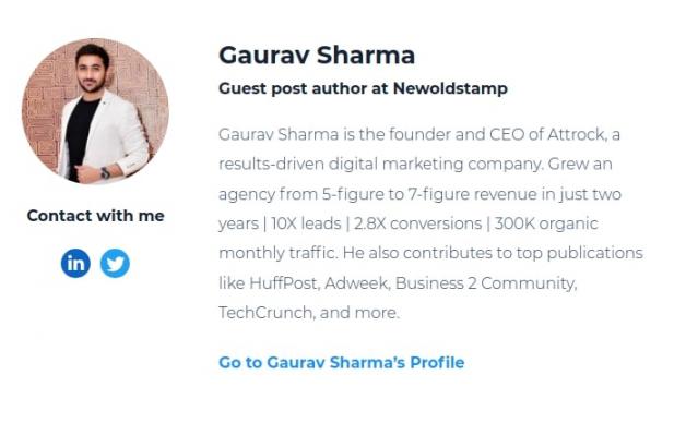 Guest post Newoldstamp - Gaurav