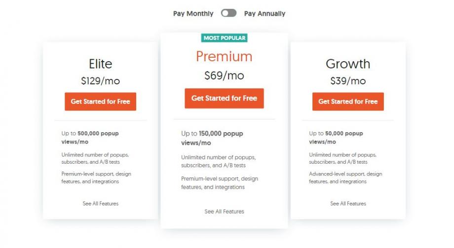 Hello Bar pricing