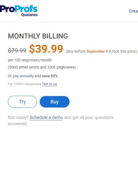 Qualaroo Pricing