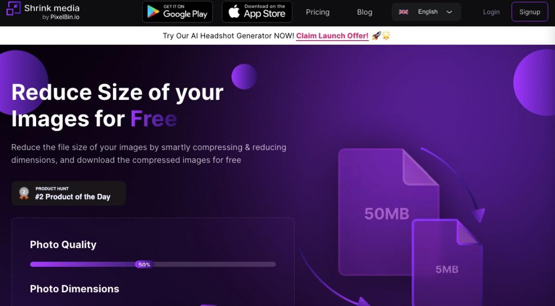 Shrink Media Homepage