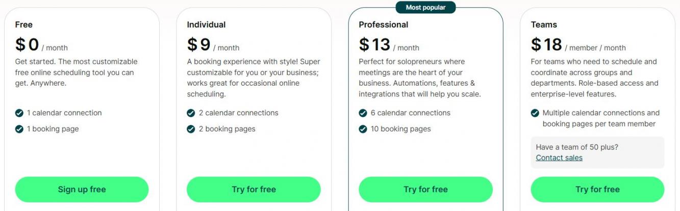 You can book me pricing