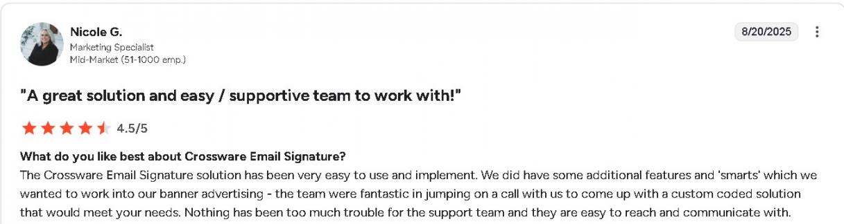 Crossware review