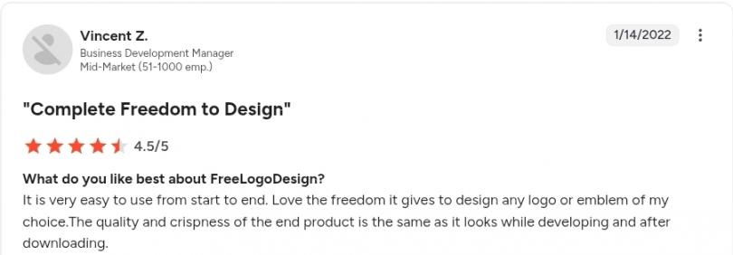 FreeLogoDesign review