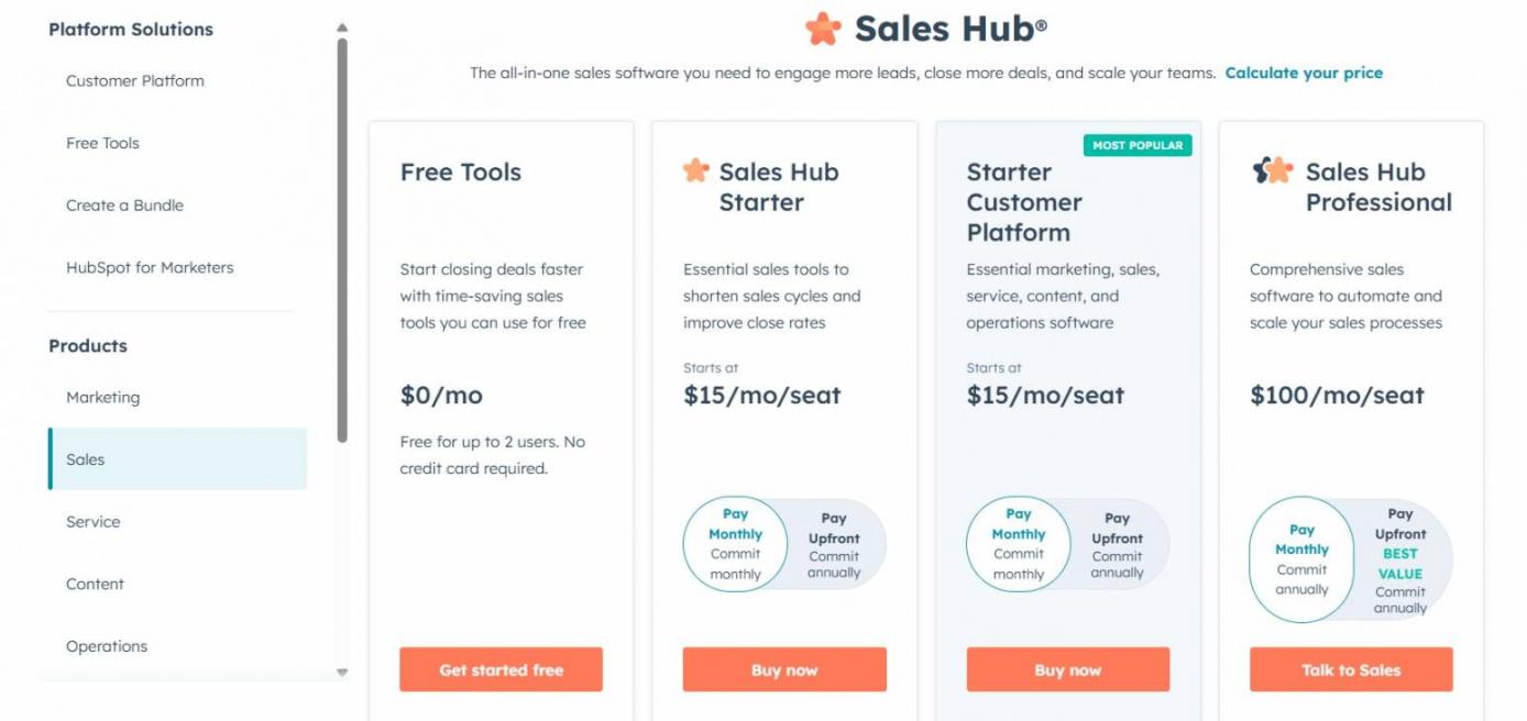 HubSpot Pricing