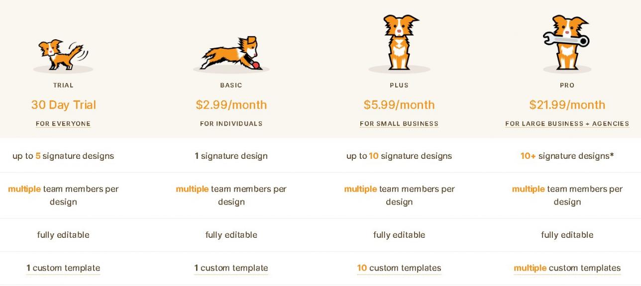Signature Hound pricing