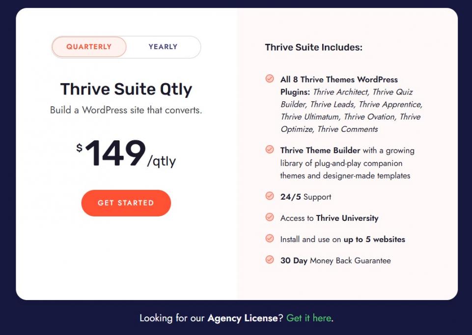 Thrive Themes Pricing