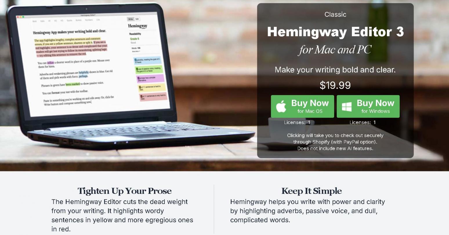 Hemingway Editor