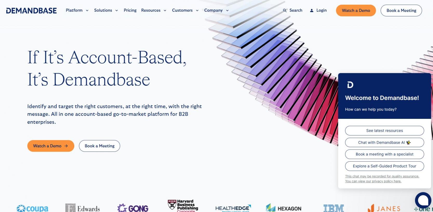 Demandbase Homepage