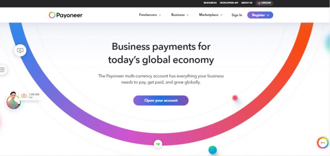 Payoneer home
