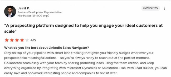 LinkedIn Sales Navigator review