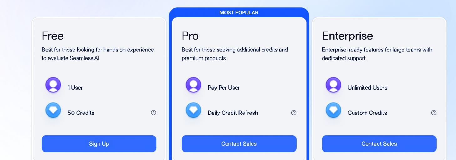 Seamless.AI pricing