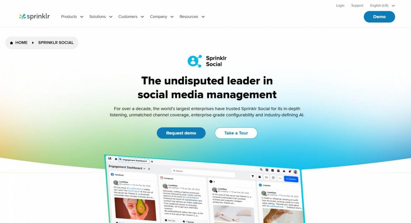 Sprinklr Social