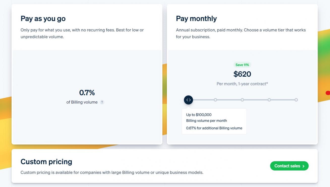 Stripe Billing Pricing