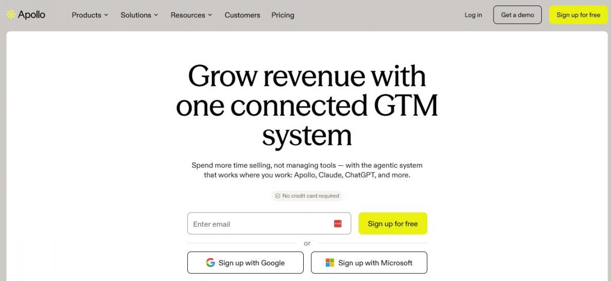 Apollo Homepage