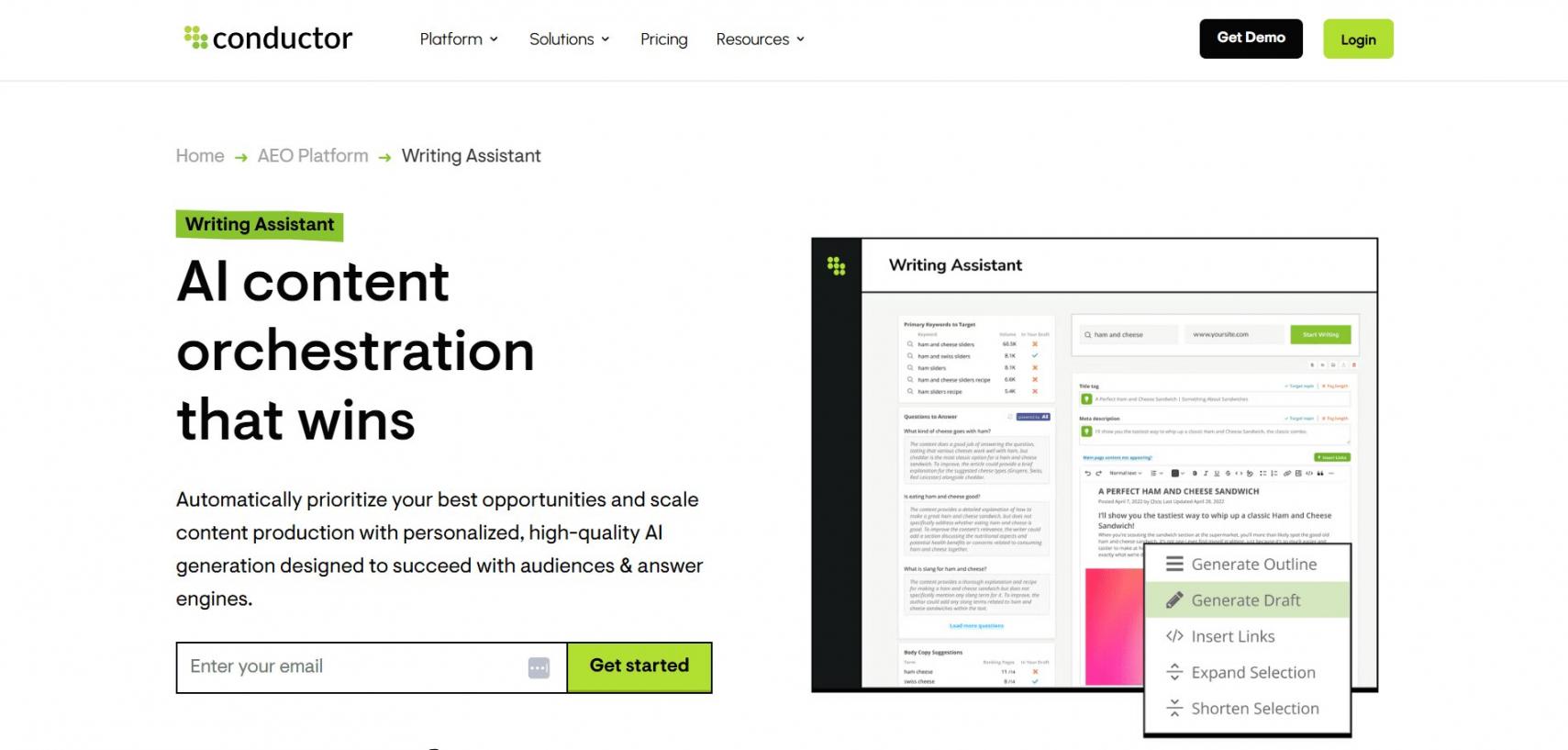 Conductor Writing Assistant