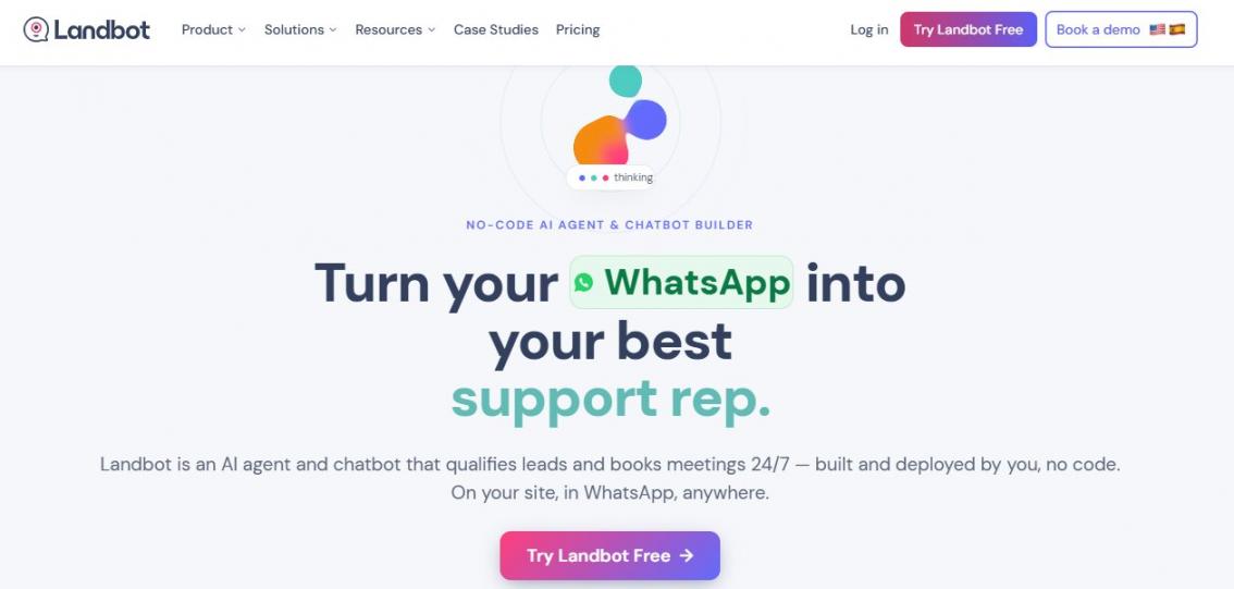 Landbot Homepage