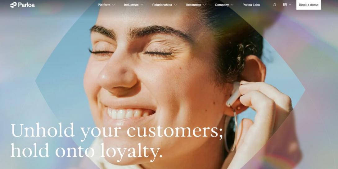 Parloa Homepage