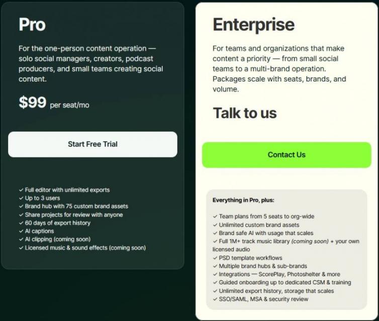 Slate pricing