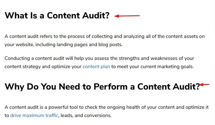 content audit